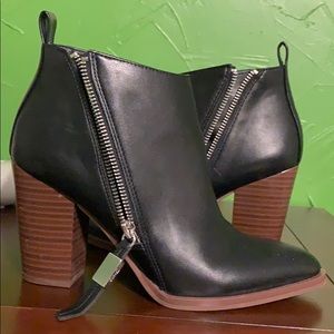 Sam Edelman Black Ankle Booties